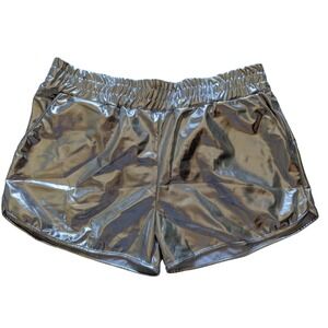 Pumpkino Metallic Silver Shorts 3XL